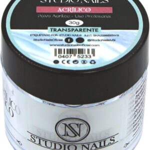 Acrylic Powder Transparent 30g – Studio Nails