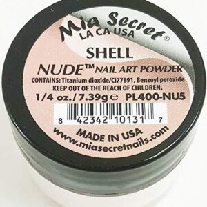 Mia Secret Nail Art Powder Nude Collection – .25 oz. (Shell)