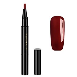 DIY Nail Polish Pen Nail Enhancement Tools 3D Paint Pen Nail Tracing Point Flower Pen Nail Brush 8ml 1PC