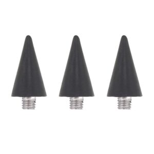 Minkissy 3pcs Replacement Pen Head Studs Made for Tool Dotting Rhinestones Wax Pencil Manicure Art Self Tip Black Point Picker Staple Remover Tips Diy Ended Drill Crystal Rhinestone Dual