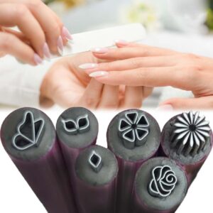 Nail Art Stamp Pen>6PCS Nail Art Stamp Pen Set>Nail Art Pen Set>Nail Art Flower Stamp Pen>Nail Stamp Pen DIY Nail Art Tools>Nail Graffiti Nail Art Dotting Tools (6PCS)