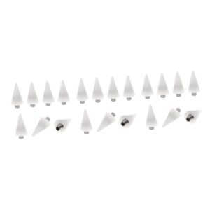 PLAFOPE 3sets Diy Nail Art Decoration Kit Wax Head Pen for Rhinestones Nails Gems Painting Replacement Tips 10pcs*3