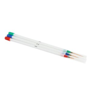 PLAFOPE Fine Line Nail Art Pens Brush Set 3 Piece Nail Art Kit for Detail Professional Nail Art Projects