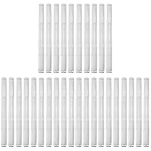 FRCOLOR 3sets Empty Pencil Lipgloss Tubes 3ml Nail Oil Pen Brush Safe Material Ideal for Cosmetics 10pcs*3