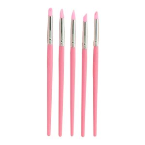 Gogogmee Nail Art Carving Pen Kit Pcs Silicone Head Soft Tip for Easy Nail Art Sculpture and Engraving