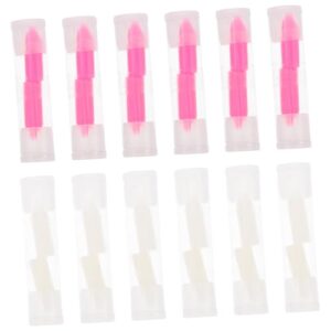 MERRYHAPY 12pcs Rhinestones Picker Heads for Manicure Replaceable Tips Women Nail Art Supply