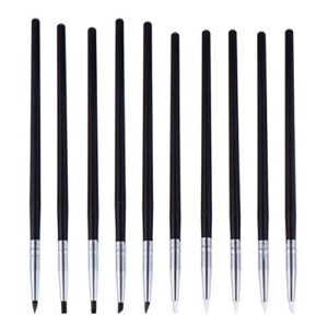 10pcs Soft Tip Nail Pen Nail Dotting Pen Nail Art Kit Nail Art Sculpture Pen Nail Dotting Tool Manicure Pen DIY Nail Pen Sculpture Pens Manicure Carving Pen Nail Tracing Pen