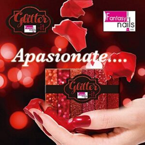 Fantasy Nails Sinaloa – Glitter it – Red Collection – 6pcs Glitter To Apply W Acrylic