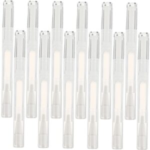 Mikinona Multi-functional Refill Oil Pens 12pcs Empty Nail Makeup Containers for Crafts
