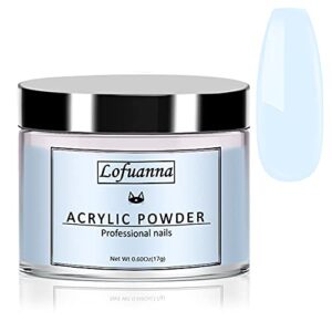Lofuanna 17g Professional Blue Acrylic Powder Salon Quality Acrylic Nail Powder for Nails Extension Nail Art System for Home/Salon (10)