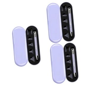 NOLITOY 3 Boxes Nail Art Tools Supplies Set Complete Kit Dotting Pen Drawing Tools for All