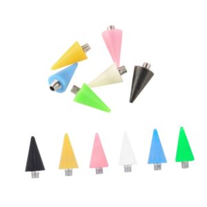 Vaguelly Nail Art Tool Set 3 Pack Acrylic Dotting Pen Tips Wax Head Nail Point Pen Head