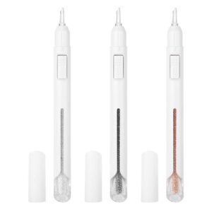 3Pcs Nail Art Pens, Nail Beads Dotting Bullion Pen, Nail Dotting Manicure Decoration and Design Tool(3 Colors)