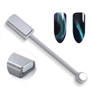RoseFlower Double-head Magnet Stick Wand for 3D Magnetic Cat Eye Gel Magic Nail Art Manicure Tool