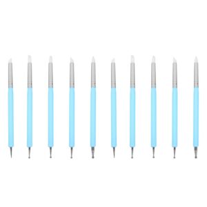 EXCEART 1 Set 10pcs Pottery Pen Acrylic Rod Spot Paint