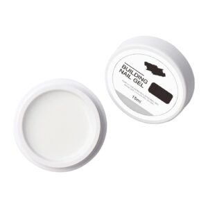 Solid Building Gel for Nails> Non-Sticky Hard Gel Sculpting Gel> 3D Jelly Gel Nail Building Gel Carving Gel Modeling Gel Nail Extension SoakOff U V/LED Nail Manicure Art Salon Home (White> One Size)
