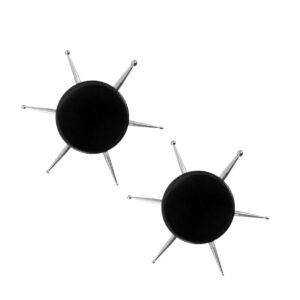 NOLITOY Stainless Steel Nail Dotting Pen Set 2pcs Circular Dotting Tools Nail Art Pens for Women Diy Nail Art Supplies