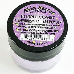 Mia Secret Nail Art Powder Fireworks Collection – .25 oz (Purple Comet)