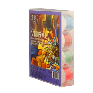 Tones Acrylic Nail Powder Collection – Premium Acrylic Powder Set for Nail Design> Sculpting> and Encapsulated Nail Art – Set of 12 Acrylic Powder Colors (Vitral)
