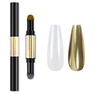 Nail Chrome Nail Pen>Double-Ended Stylish Colors ABS Air Cushion Magic Pen for Nails Design #11