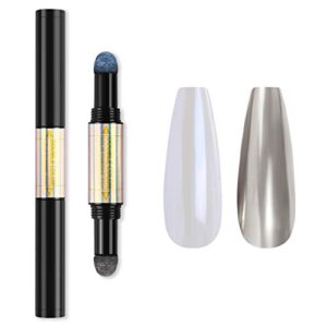 Nail Chrome Nail Pen>Double-Ended Stylish Colors ABS Air Cushion Magic Pen for Nails Design #08