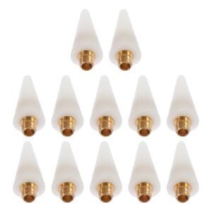 Beavorty Nail Art Pen Head Tips 12 Pack Dotting Pen Wax Heads Cuticle Drill Bits for Nails