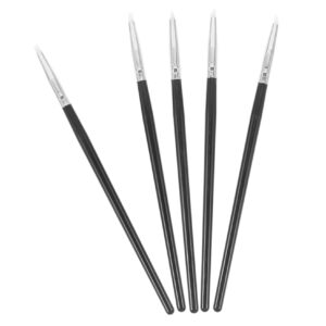 OHPHCALL 5pcs Nail Art Carving Pen Set Professional Nail Sculpture Tool for Modeling Shaping Carving Clay Art 3d Effect