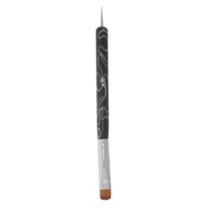 Beatifufu Nail Art Tools Set Double Head Brush Dotting Pen Metal Nail Brush for Polish for Home Salon