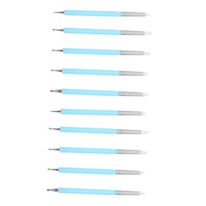 VINTORKY 10pcs Manicure Gel Pen Set Double-ended Point Drill Pen for Nail Art Tools Uv Gel Pen Kit Sky Pens for Professional or Diy Home Use