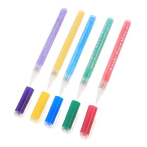FRCOLOR Professional Manicure Drawing Tool 5pcs Manicure Pen Graffiti Marker School Painting Pen