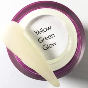 Glow in The Dark Acrylic Powder 1oz/28g Luminous Yellow Green Glow Acrylic Nail Powder (Yellow Green Glow)