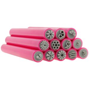 12/15 Pcs Nail Art Stamp Pens with Fine Nib Assorted Styles Nail Stamp Pen Set Precise Easy to Apply DIY Nail Stamping Pens for Women Girls DIY Nail Art US(12,Pink)