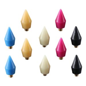 Gogogmee Nail Art Pen Head Set 10pcs Bead Pen Rhinestones Gems Tool for Home Professional Nail Salons