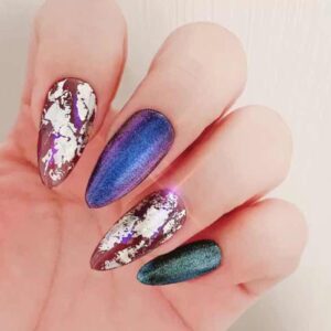 Nail Powder Pen Effect Nail Bling for Acrylic Nails (D>One Size)