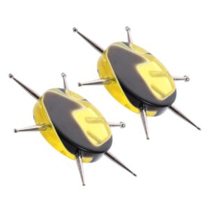 Happyyami Multi-purpose Nail Art Hand Tool Set 2pcs Dotting Pens Smooth Lightweight Design