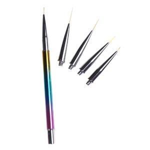 FRCOLOR Nail Art Liner Pens Nail Painting Manicure Brush Set Replacement Heads