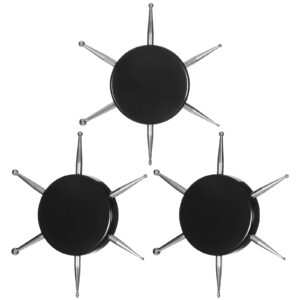 3 Pcs Nail Dotting Tools 6 In 1 Circular Nail Art Dotting Pen Professional Manicure Dotting Disc for Nail Design Painting Embossing Tracing