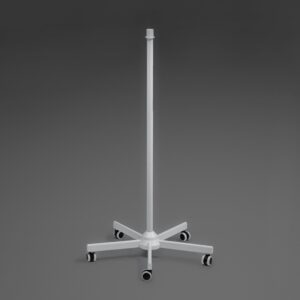 4BLANC® Heavy Duty Rolling Floor Stand for Maestro and Alize Series Dust Collectors, white