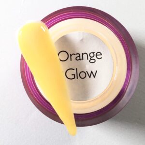 Glow in The Dark Acrylic Powder 1oz/28g Luminous Orange Glow Acrylic Nail Powder (Orange Glow)