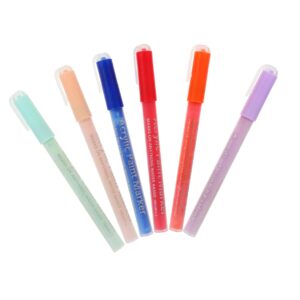 Healeved 6pcs Nail Art Manicure Marker Nail Painting Pens Beauty Tools Nail Art Drawing Pens Nail Pens Nail Decor Painting Pens Nail Art Paint Manicure Pens Nail Graffiti>14.50X1.50X1.00CM
