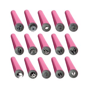 15x Pen Stamp Nail Tools With 6 Different Art Patterns | Nail Stamp Pen Set,Nail Stamping Plate Nail Stamper Kit,Nail Stamper Kit,Nail Stamper Nail Tool For Women Girls