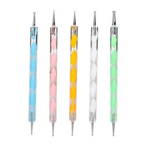 DEZIINE® 5PCS Ball Styluses Dotting Tool Set for Embossing Pattern Clay Sculpting, Nail Art.