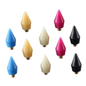 VINTORKY Diy Nail Art Pen Heads 10pcs Nail Art Pencil Head Rhinestone Stick Pen Gems Tool Bead Pen