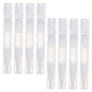 SOESFOUFU 8pcs Cuticle Oil Pens Empty Nail Oil Tube Lip Gloss Pens for Nail Art Present Set