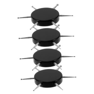 HAPINARY 4pcs Circular Dotting Tools Nail Art Drill Pen 6 Sizes Manicure Diamond Dotting Tool Set