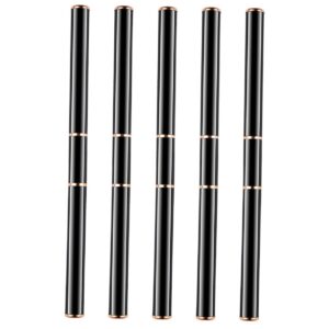 SOESFOUFU Nail Art Brush Kit 5 Pcs Rose Gold Liner Pens Easy to Use for Home and Salon