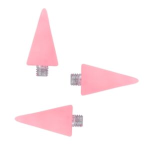 WOONEKY Nail Art Manicure Pen Point Drill Bit Pink Picker Dotting Pen Nail Art Sculpture Tools