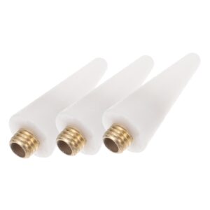 PACKOVE 3Pcs Wax Head Dotting Tool for Nail Art Acrylic Rhinestone Picker Pen with Replaceable Tips for Manicure and Nail Design for Home and Salon Use