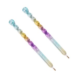 MUSISALY Rhinestone Picker Pen Diamond Picture Dotting Tool Sturdy Plastic Dotting Pen Ideal for Home Office School Twisted Style