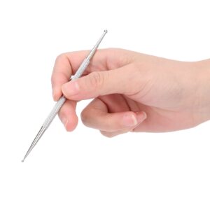 Milltrip 5pcs Nail Art Dotting Pen – Ended Stainless Steel Nail Painting Pen Decoration Dotting Pen